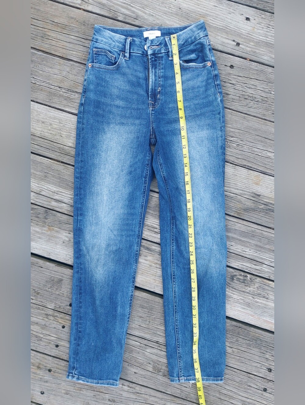 Forever 21 Medium Blue Stretch Denim Jeans, Size 27